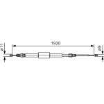 Handbremsseil 1987482011 Handbremsseil 1987482011