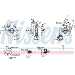 NISSENS Turbolader 93483 NISSENS Turbolader 93483