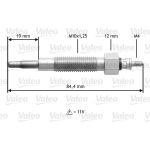 Valeo Glühkerze 345145 Valeo Glühkerze 345145