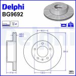Delphi Bremsscheibe BG9692 Delphi Bremsscheibe BG9692