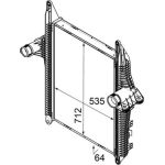 MAHLE Ladeluftkühler CI 178 000P MAHLE Ladeluftkühler CI 178 000P