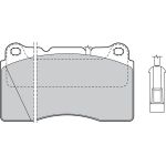 Valeo Bremsbelagsatz 598309 Valeo Bremsbelagsatz 598309