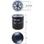 MAHLE Ölfilter OC 540 MAHLE Ölfilter OC 540
