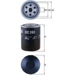 OC 262 MAHLE Ölfilter OC 262, Anschraubfilter, Höhe 117,5 mm – u. a. für VW Golf III (1H1), VW Variant (1H5), VW Cabriolet (1E7) – OE Nummer 028115561B - l OC 262 MAHLE Ölfilter OC 262, Anschraubfilter, Höhe 117,5 mm – u. a. für VW Golf III (1H1), VW Variant (1H5), VW Cabriolet (1E7) – OE Nummer 028115561B - l