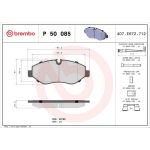 BREMBO Bremsklötze VA P 50 085 BREMBO Bremsklötze VA P 50 085