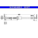 ATE Bremsschlauch 24.5140-0455.3 ATE Bremsschlauch 24.5140-0455.3