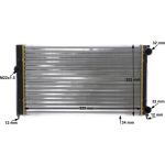 Kühler, Motorkühlung CR 366 000S Kühler, Motorkühlung CR 366 000S