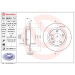 22 482 002 Bremsscheibe HA 08.B649.11 22 482 002 Bremsscheibe HA 08.B649.11