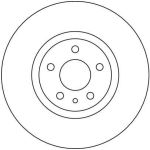 TRW Bremsscheibe Alfa S. 147/156 1 DF4025 TRW Bremsscheibe Alfa S. 147/156 1 DF4025