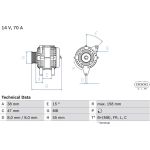 Bosch Lichtmaschine 0 986 083 510 Bosch Lichtmaschine 0 986 083 510