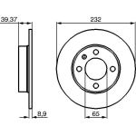 Bremsscheibe 0 986 479 C67 Bremsscheibe 0 986 479 C67
