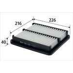 Valeo Luftfilter 585841