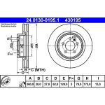 Bremsscheibe Land Rover P. Range Rover 05 24.0130-0195.1 Bremsscheibe Land Rover P. Range Rover 05 24.0130-0195.1