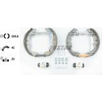 Satz Bremsbacken Renault T. Kangoo 2005-, Dacia Logan 2007 84069300