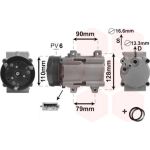 1800K284 Van Wezel Klimakompressor 1800K284
