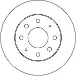 TRW Bremsscheibe DF4032 TRW Bremsscheibe DF4032