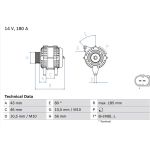 Bosch Lichtmaschine 0 986 081 390 Bosch Lichtmaschine 0 986 081 390