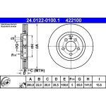 BREMSSCHEIBE VW P. GOLF/PASSAT/VENTO 1,9 TDI/2,0-2,8 91-98280 X 22WYSOKO NAW GLANY 24.0122-0100.1 BREMSSCHEIBE VW P. GOLF/PASSAT/VENTO 1,9 TDI/2,0-2,8 91-98280 X 22WYSOKO NAW GLANY 24.0122-0100.1