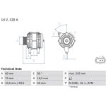 Lichtmaschine 0 986 041 810