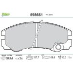 Valeo Bremsbelagsatz 598661 Valeo Bremsbelagsatz 598661