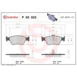 BREMBO Bremsklötze VA P 50 023 BREMBO Bremsklötze VA P 50 023