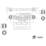 Febi Bilstein Stange/Strebe, Radaufhängung 178992 Febi Bilstein Stange/Strebe, Radaufhängung 178992