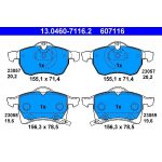 Bremsbelagsatz Opel P. Astra G/Zafira 1,6-2,2 98-05 13.0460-7116.2 Bremsbelagsatz Opel P. Astra G/Zafira 1,6-2,2 98-05 13.0460-7116.2