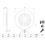 Bremsscheibe HA 0 986 479 099 Bremsscheibe HA 0 986 479 099
