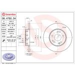 15 481 011 Bremsscheibe VA 08.4750.34 15 481 011 Bremsscheibe VA 08.4750.34