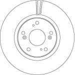 86 481 064 Bremsscheibe VA DF6689 86 481 064 Bremsscheibe VA DF6689