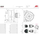 A0040 AS-PL Lichtmaschine (Generator) A0040