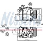 Nissens Klimakompressor PKW 89199