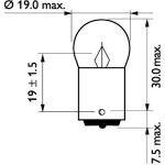 R10W 24V, 10, BA15s 13814CP R10W 24V, 10, BA15s 13814CP