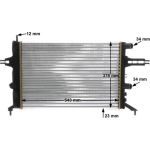 MAHLE Kühler, Motorkühlung CR 1494 000S MAHLE Kühler, Motorkühlung CR 1494 000S
