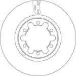 Bremsscheibe Nissan P. Cabstar 98 DF6442 Bremsscheibe Nissan P. Cabstar 98 DF6442