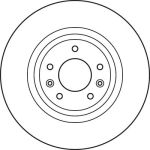 Bremsscheibe Mazda P. Rx-8 03 DF4970S