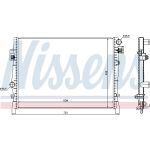 Nissens Wasserkühler PKW 61027 Nissens Wasserkühler PKW 61027