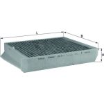 MAHLE Filter, Innenraumluft LAK 54/1 MAHLE Filter, Innenraumluft LAK 54/1