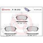 BREMBO Bremsklötze VA P 78 013