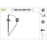 VALEO 851315 Fensterheber VALEO 851315 Fensterheber