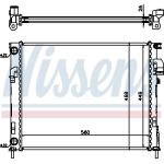 Nissens Wasserkühler PKW 63025A Nissens Wasserkühler PKW 63025A