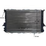MAHLE Kühler, Motorkühlung CR 591 000S MAHLE Kühler, Motorkühlung CR 591 000S