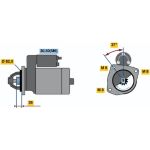 Bosch Anlasser 0001109302 Bosch Anlasser 0001109302