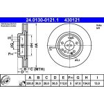 Bremsscheibe Db P. W124/R129 4.2-6.0 91-01 Le 24.0130-0121.1 Bremsscheibe Db P. W124/R129 4.2-6.0 91-01 Le 24.0130-0121.1