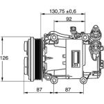 MAHLE Kompressor, Klimaanlage ACP 54 000P