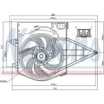 Nissens Kühlerlüfter PKW 85003