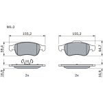 0 986 494 441 Bosch Bremsbelagsatz 0 986 494 441 0 986 494 441 Bosch Bremsbelagsatz 0 986 494 441