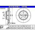 Bremsscheibe Suzuki P. Grand Vitara 1.6-3.2 05 24.0125-0190.1 Bremsscheibe Suzuki P. Grand Vitara 1.6-3.2 05 24.0125-0190.1