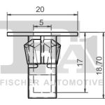 CLIP, ZIER-/SCHUTZLEISTE 77-60001.10 CLIP, ZIER-/SCHUTZLEISTE 77-60001.10