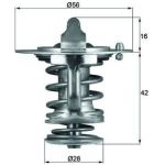 TX 83 76D MAHLE Kühlmittelthermostat TX 83 76D, 76 °C – u. a. für Mitsubishi 3000 Gt Coupé (Z1_A), Lancer V (CB_A, CD_A, CE_A), V Station Wagon (CB_W, CD_W) – OE Nummer MD 164541 - l TX 83 76D MAHLE Kühlmittelthermostat TX 83 76D, 76 °C – u. a. für Mitsubishi 3000 Gt Coupé (Z1_A), Lancer V (CB_A, CD_A, CE_A), V Station Wagon (CB_W, CD_W) – OE Nummer MD 164541 - l